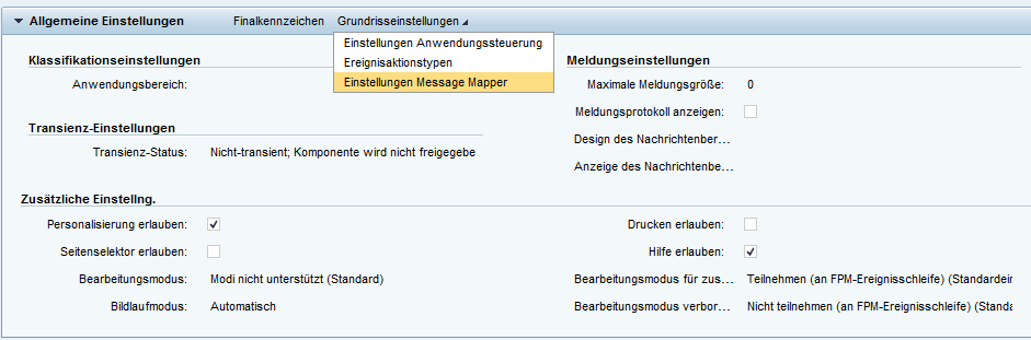 Markieren Sie im folgenden Popup die Checkbox Message-Mapping aktivieren.