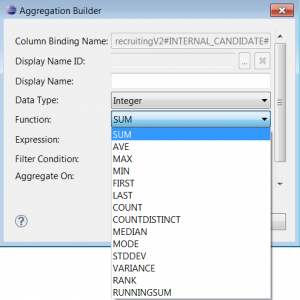 BIRT Function for data