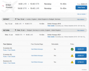 Concur_Flight_Serach