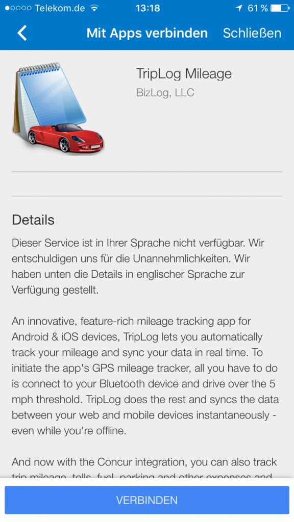 Concur AppCenter4