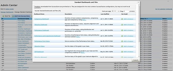 SuccessFactors Success Store